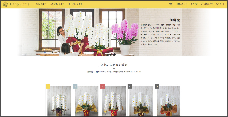 胡蝶蘭 通販 ハナプライム